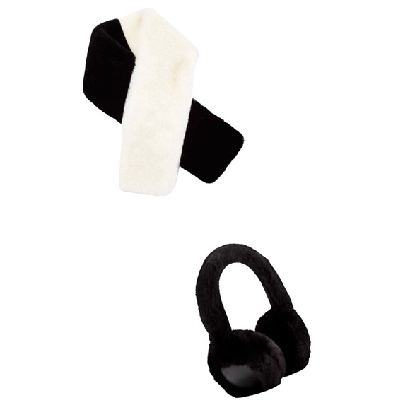 NEW Apparis Layne Faux Fur Stole & Ear Muff Bundle Set ON TREND - Picture 2 of 12